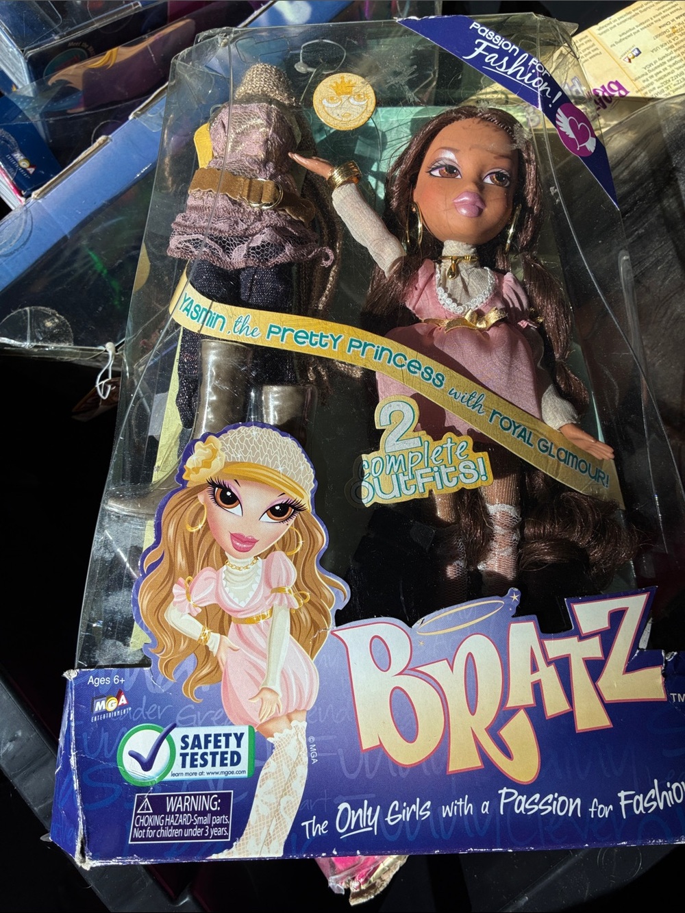 Bratz Yasmin Pretty Princess Doll - Pink & Brown Outfit